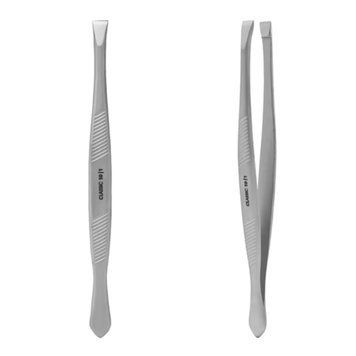 Пинцет Staleks для бровей Classic 10 Type 1 (широкий прямой) в интернет магазине Beauty Hunter