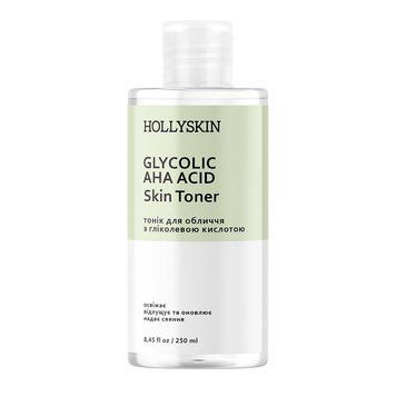 Тоник HollySkin для лица Glycolic AHA Acid Skin Toner 250 мл в интернет магазине Beauty Hunter