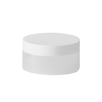 Słoik plastikowy okrągły p&oacute;łprzezroczysty biały, 100 ml w sklepie internetowym Beauty Hunter