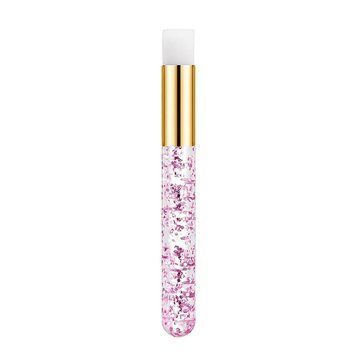 Pędzel do oczyszczania rzęs i brwi z r&oacute;żowym brokatem w sklepie internetowym Beauty Hunter