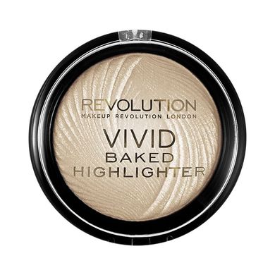 Запеченный хайлайтер Makeup Revolution Vivid Baked оттенок Golden w sklepie internetowym Beauty Hunter