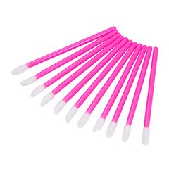Lip brushes neon pink, 50 pcs