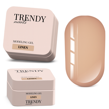 Гель Trendy Nails для моделирования ногтей Modeling gel Linen HEMA/TPO free 30 мл в интернет магазине Beauty Hunter