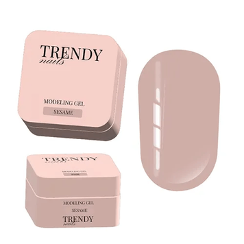 Гель Trendy Nails для моделювання нігтів, Modeling gel, Sesame, без HEMA/TPO, 15 мл в інтернет магазині Beauty Hunter
