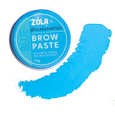 Zola Паста для бровей Голубая Brow Paste blue, 15 г в интернет магазине Beauty Hunter