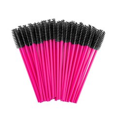 Brushes for eyebrows and eyelashes disposable purple-black 50 pcs