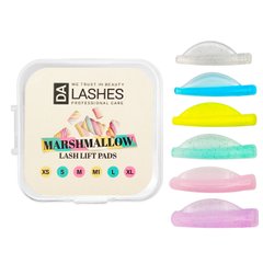 Dalashes Pads for Lash Lifting Marshmallow, 6 pairs
