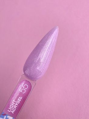 Гель Luna Moon для зміцнення, вирівнювання та донарощування нігтів Light Acrygel #55 13 мл в інтернет магазині Beauty Hunter