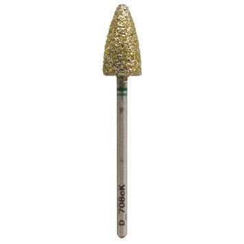 Diamentowy przecinak Nisima stożek D_708cK 8 mm zielony w sklepie internetowym Beauty Hunter