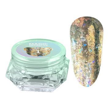 Сухие блестки YouAreCute для дизайна ногтей Magic Sparkles №1 0,2g в интернет магазине Beauty Hunter