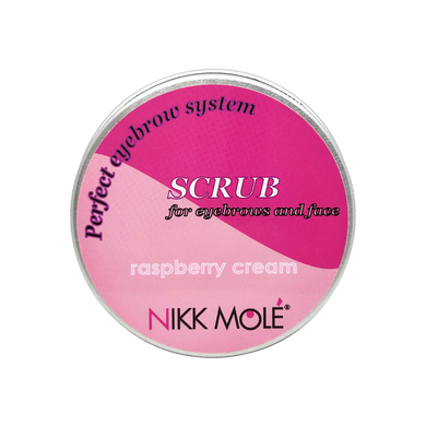 Nikk Mole Eyebrow & Face Scrub Raspberry Cream
