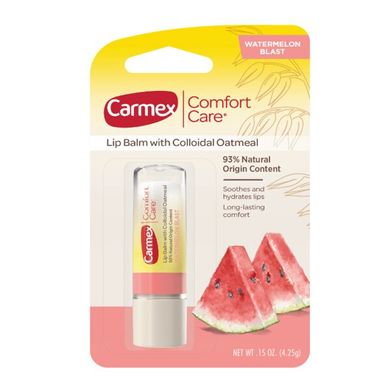 Therapeutic lip balm Carmex Natural Lip Balm Watermelon, stick 4.25 g