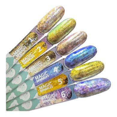 Сухие блестки YouAreCute для дизайна ногтей Magic Sparkles №1 0,2g в интернет магазине Beauty Hunter