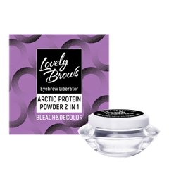 Lovely Brows Arctic protein eyebrow powder 2 in 1 BLEACH & DECOLOR, 10g