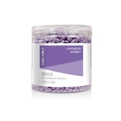 Nikk Mole Wax granules for eyebrows and face, Lavender Sorbet, 100 g