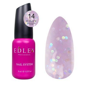 Гель Edlen Water Acrygel Glitter #14 9 мл в інтернет магазині Beauty Hunter