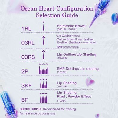 Картридж Mast Ocean для татуажу 0801-RL (0,25mm), 1 шт. в інтернет магазині Beauty Hunter