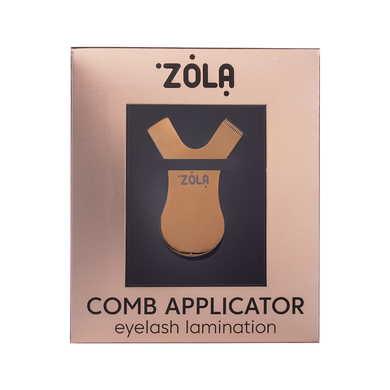 Zola Metallic Applicator Comb for Eyelash Lamination Golden