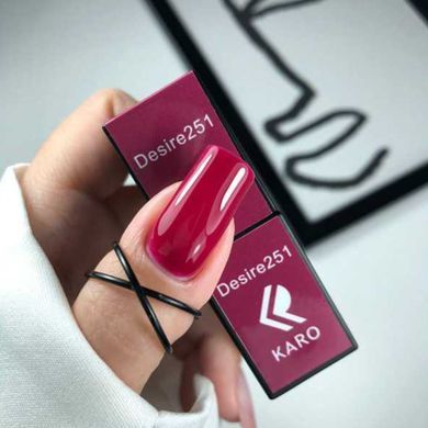 Гель-лак Karo кольоровий Desire #251 8 мл в інтернет магазині Beauty Hunter