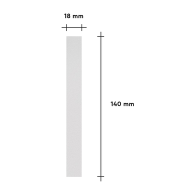 Staleks Replacement files white for a file, straight, on a soft base, 240 grit