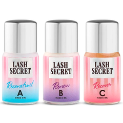Lash Secret Набор для ламинирования ресниц три этапа A, B, C, 3 флакона по 5 мл в интернет магазине Beauty Hunter