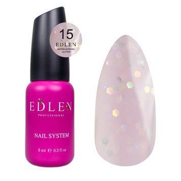Гель Edlen Water Acrygel Glitter №15 9 мл в інтернет магазині Beauty Hunter