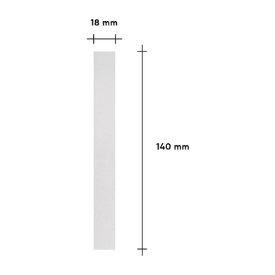 Staleks Replacement files white for a file, straight, on a soft base, 180 grit
