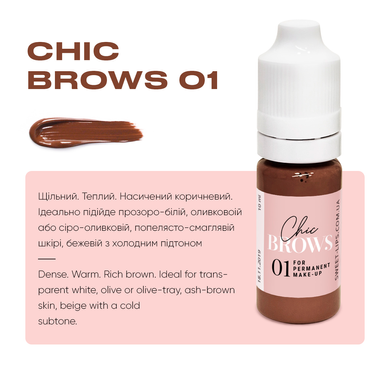 Sweet Lips Pigment do brwi Chic Brow 01, 5ml w sklepie internetowym Beauty Hunter