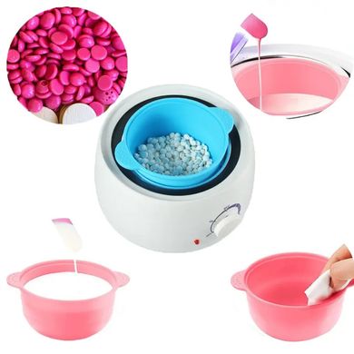 Silicone bowl for wax melter, pink, 200 - 400 ml