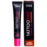Zola Краска Tattoo Tint для бровей и ресниц, Light-Brown, 15 мл в интернет магазине Beauty Hunter
