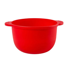 Silicone bowl for wax melter, red, 200 - 400 ml