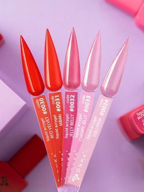 Акрил-гель DNKa' для нігтів в банці Liquid Acrygel #0033 Cherry Jelly 15 мл в інтернет магазині Beauty Hunter