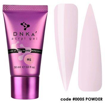 Акрил-гель DNKa' для нігтів у тубі Acryl Gel #0005 Powder 30 мл в інтернет магазині Beauty Hunter