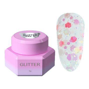 Блестки для ногтей YouAreCute Glitter Gel №1 5г в интернет магазине Beauty Hunter
