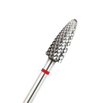 Touch carbide bit, red, "Corn" shape, 13 mm (F0513-F)