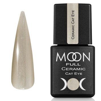 Гель-лак Moon Full Ceramic Cat Eye gel №SC533 Сріблястий міраж з шиммером 8 мл в інтернет магазині Beauty Hunter
