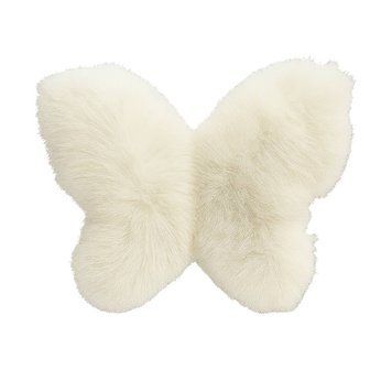 Hair clip, &ldquo;Fluffy Butterfly&rdquo; white