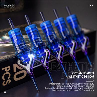 Zestaw wkład&oacute;w do tatuażu Mast Ocean 0801-RL (0,25 mm), 20 szt. w sklepie internetowym Beauty Hunter