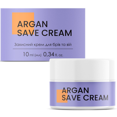 JolyLab Protective argan cream for eyebrows and eyelashes, Argan Save Cream, 10 ml