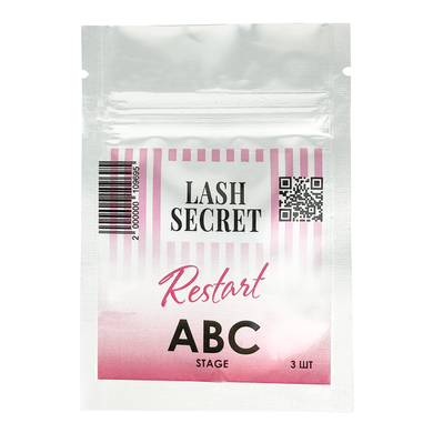 Lash Secret Eyelash Lamination Kit (A, B, C), in a sachet, 3*1 ml