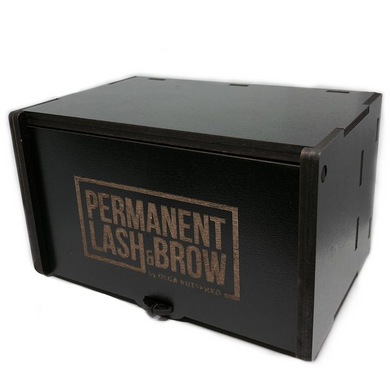 VIP Набор хны для бровей Permanent Lash&Brow в деревянной коробке в интернет магазине Beauty Hunter