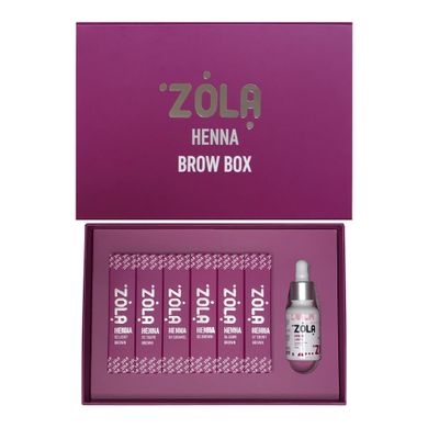 ZOLA Henna Box (Henna Box) 6 pcs 10 gr