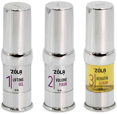 Zola Brow&Lash Lamination System Kit, 3 x 10ml bottles