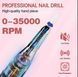 Набір Фрезер з фрезами для манікюру Nail Drill Machine JF-603 35 000 об Green 4 з 5