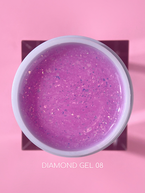 Гель Luna Moon для нарощування Diamond Gel №8 15 мл в інтернет магазині Beauty Hunter
