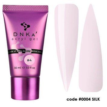Акрил-гель DNKa' для нігтів у тубі Acryl Gel #0004 Silk 30 мл в інтернет магазині Beauty Hunter