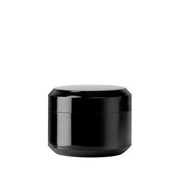 Słoik plastikowy z białą membraną, czarny połysk, 30 ml w sklepie internetowym Beauty Hunter