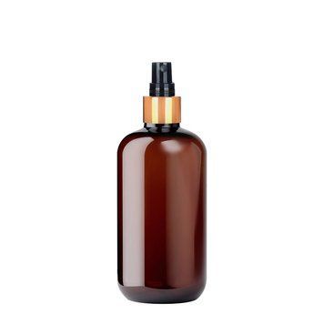 Brązowa plastikowa butelka ze złotym sprayem, 250 ml w sklepie internetowym Beauty Hunter