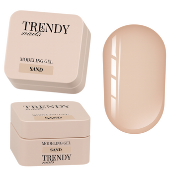 Trendy Nails gel for nail modelling Modeling gel Sand HEMA/TPO free 30 ml