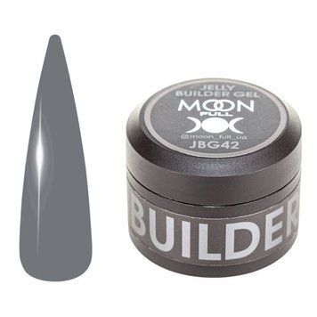 Гель-желе Moon Full для наращивания Jelly Builder Gel №42 серый 30 мл в интернет магазине Beauty Hunter